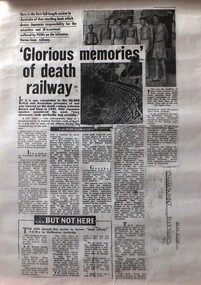 Work on paper - New Book released in Japan, a Reaction, 'Glorious memories' of death railway