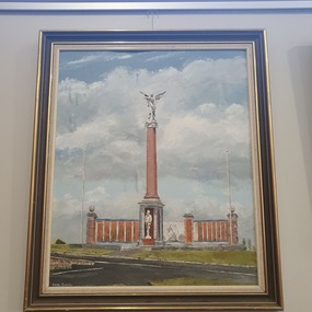 Painting - Warrnambool War Memorial, Warrnambool WW1 War Memorial