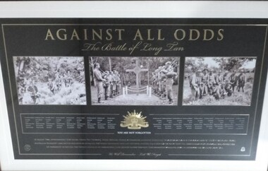 Artwork, other - Long Tan Vietnam War, Against All Odds. The Battle of Long Tan
