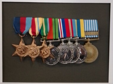 Medal - Reg Saunders' Service Medals, Service Medals