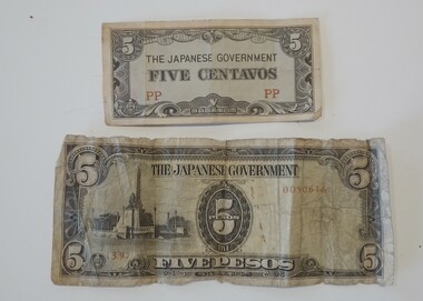 Memorabilia - WW2 Japanese money issued during the occupation of the Phillipines, Occupation Money Japanese in the Phillipines