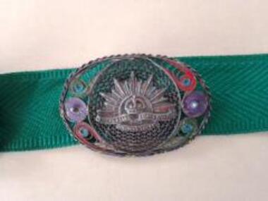 Souvenir - WW2 Brooch, Filigree Brooch WW2