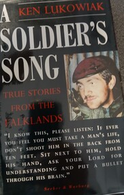 Book, BOOK: A Soldier's Song - True Stories from Falklands