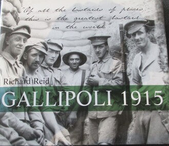 Book, BOOK: Gallipoli 1915