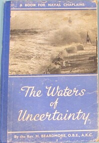 Book, BOOK: The Waters of Uncertainty - A Book of Naval Chaplains