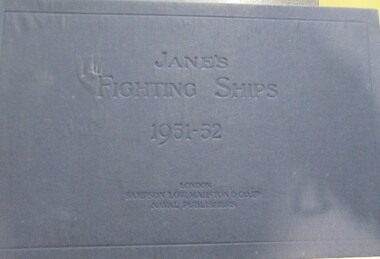 Book, BOOK: Jane's Fighting Ships 1951-52
