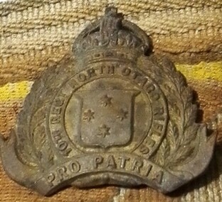 Uniform - Cap/Uniform Badge, 10th Reg North Otago Rifles