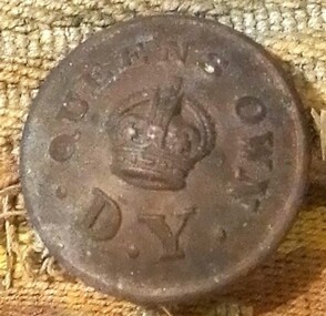 Uniform - Uniform Button, Queens Own Dorset Yeomanry button