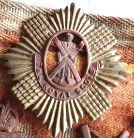 Uniform - Cap Badge, Royal Scots Cap Badge