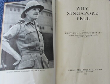Book, BOOK: Why Singapore Fell