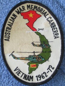 Badge, PATCH: Australian War Memorial Canberra - Vietnam 1962-1972