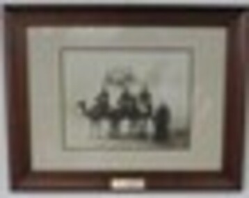 Photograph - Photograph of Soldiers on Camel back