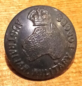 Uniform - Australian Commonwealth Button, Australian Military Forces