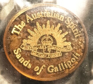 Souvenir - Sands of Gallipoli, Sands of Gallipoli Souvenir and Badge
