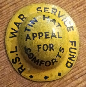 Badge - Tin Hat Badge, Tin Hat Appeal