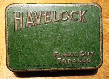 Container - Tobacco Tin, Havelock Flake Cut Tobacco tin