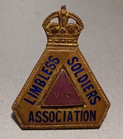 Badge - Limbless Soldiers Association Victoria Badge