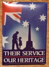 Badge - Lapel Pin, Their Service Our Heritage Lapel Pin