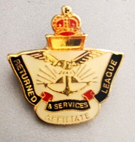 Badge - Lapel badge, RSL Affiliate Member Lapel Badge