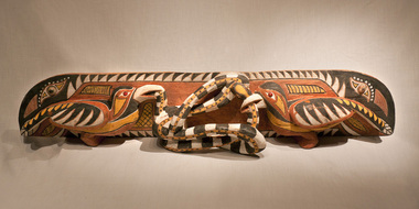 Horizontal Frieze Decorative Malangan Carving, 1990s