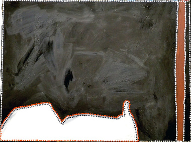 Aboriginal painting - Rover Thomas Joomala, Mount House, c 1994