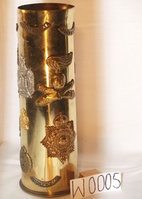 Shell Case, 18 Pound Shell Case, shell case marked 1940