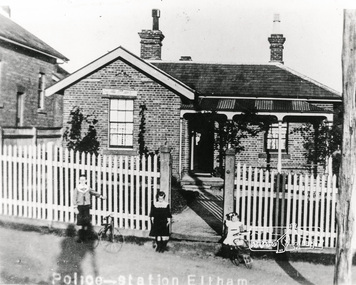 Photograph, Police House, Main Road Eltham, 1890s