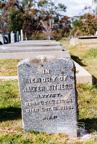 Photograph, Walter Withers grave
