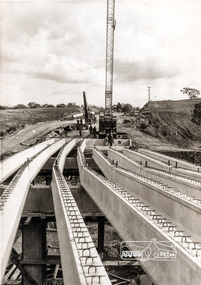 Photograph, Construction of Lower Plenty Bridge, Main Road, c.August 1966, 1966