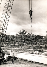 Photograph, Construction of Lower Plenty Bridge, Main Road, c.August 1966, 1966