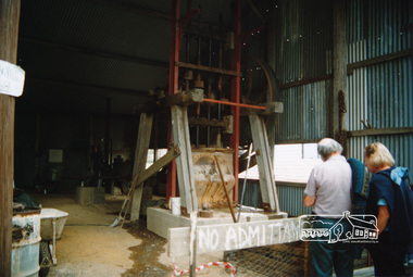Photograph, Ore stamping battery, Yarrambat