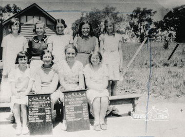 Photograph, Lower Plenty Basketball Team, c.1935, 1935c