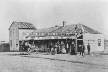 Photograph, Fountain Hotel, Main Road, Eltham, c.1870