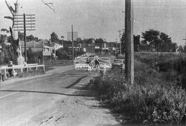 Negative - Photograph, Main Road, looking south near Diamond Street, Eltham, 1960c