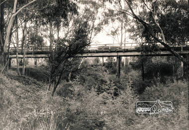 Photograph, Russell Yeoman, Wattletree Road Bridge over the Diamond Creek, Eltham, c.1970