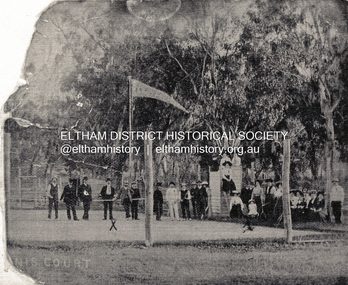 Photograph, Eltham Tennis Court. Lady Premiers 1909-1910, 1910