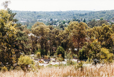 Photograph, Eltham from Eltham Cemetery, December 1984, 1984