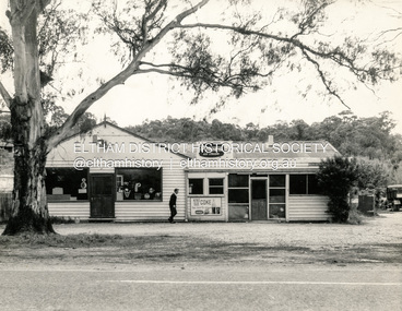 Photograph, George W. Bell, Milk Bar and Tea Rooms opposite Eltham Lower Park, c.1960