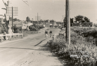 Photograph, Main Road near Cecil Street, Eltham, 1962