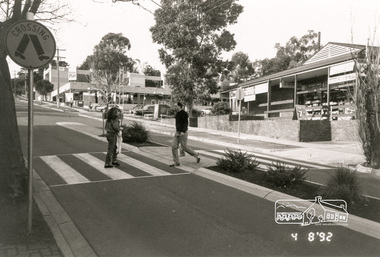 Photograph, Arthur Street, Eltham near corner with Main Road, Aug 1992, 4/8/92