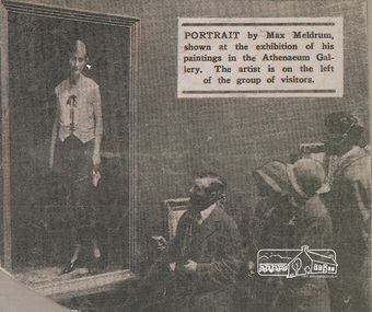 Photograph, Portrait by Max Meldrum