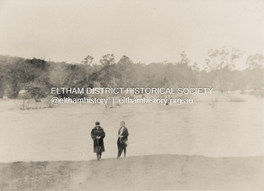 Photograph, Diamond Creek in flood 1924, 1924