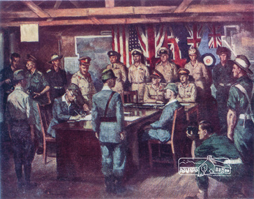 Photograph, Signing of World War II Peace Treaty
