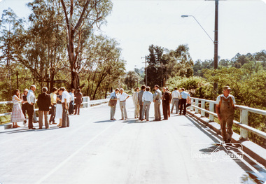 Photograph, Main Road Bridge Over Diamond Creek, Eltham, 26/10/84