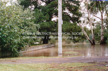 Photograph, Floodwater, Diamond Creek, Eltham, February 2005