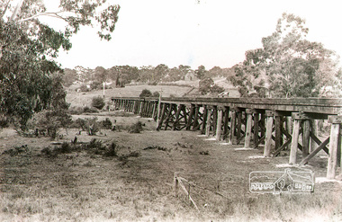 Photograph, Trestle Bridge, Eltham, c.1912