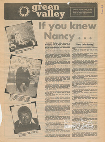 Folder, Nancy Badger, 1985