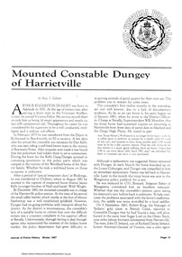Folder, Constable Dungey, 1889