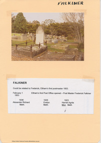 Folder, Falkiner, 1840-1860