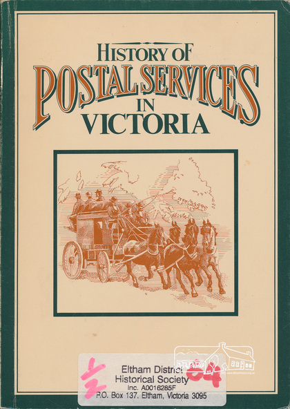 Book Christine Gibbs History of Postal Services in Victoria